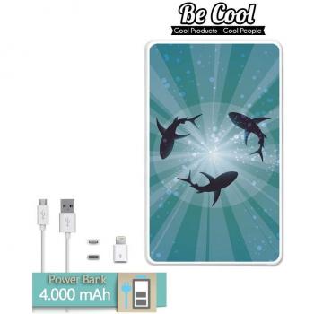 Becool® - Batería Externa Power Bank 4000 mah + Gratis 1 cable USB-MicroUsb