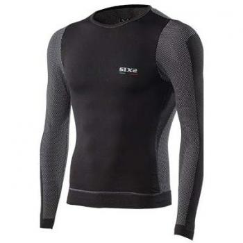 SIXS TS6-CB-S Camiseta Ts6, Negro, Talla S
