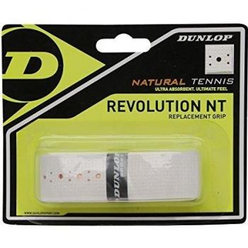 Dunlop Base Mango banda Revolution NT Replacement Grip 1 Ondulado, color blanco, One size, 613234