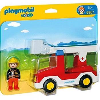 PLAYMOBIL 1.2.3 6967 Camión de Bombero, a Partir de 1.5 Años
