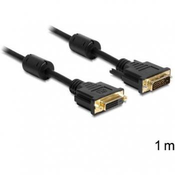 Cable de extensión DVI 24+1 macho a hembra de 1 metro