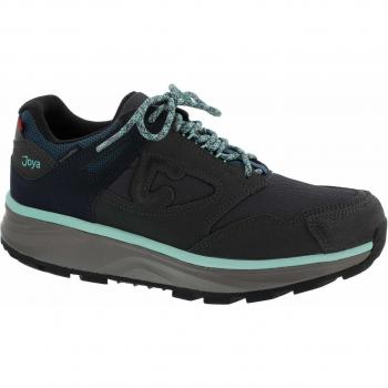 Zapatillas Anchas Joya Bliss STX - Mujer - Tecnología Impermeable - Color: Azul Grisáceo