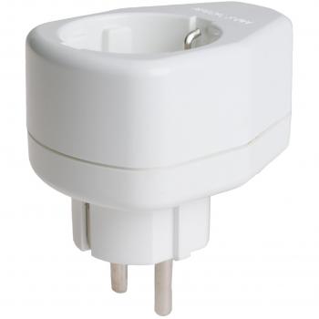 Solera 860 - Adaptador bipolar de 1 toma con T/T lateral 16A