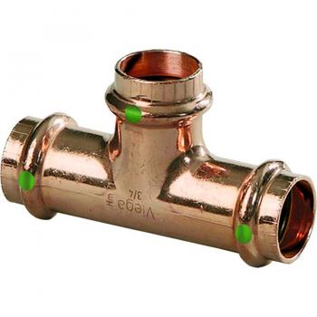 Viega ProPress 2-Inch Copper Tee - Triple Press Connection - Smart Connect Technology