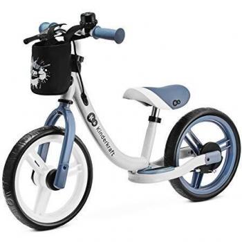 kk Kinderkraft Bicicleta sin Pedales SPACE, Sillín Ajustable, con Freno, Azul