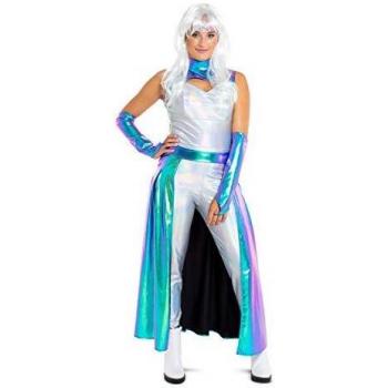 Folat 64666 Traje de Space Warrior-Talla S-M, multicolor