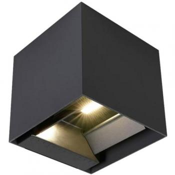 Lámpara LED Solar de Jardín con Sensor de Movimiento 9W Color Negro 3000K IP65