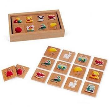 Janod Juratoys J02703 - Juego de Memoria de Primeras Palabras, Multicolor