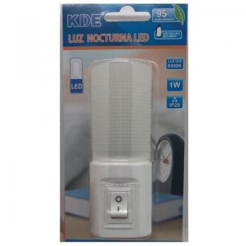 Luz LED nocturna con interruptor de 1W
