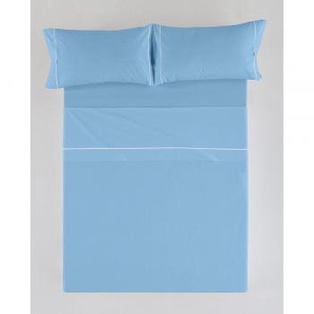 Juego de Sábanas Celeste 180cm 4 Piezas