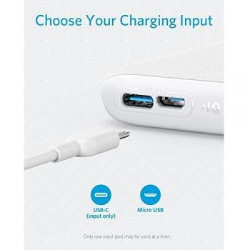 Anker PowerCore Lite 10000mAh, Cargador portátil de Alta Capacidad, batería Externa Delgada y Ligera para iPhone, Samsung Galaxy y más