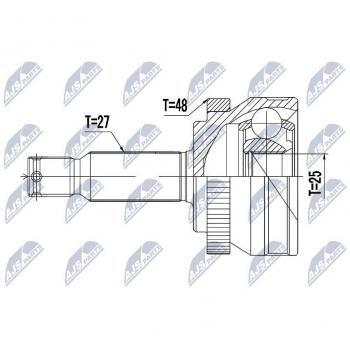 Juego de articulación para árbol de transmisión NTY NPZ-HY-517