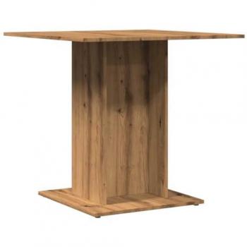 Mesa de Comedor de Madera de Ingeniería Roble Artisan 80x80x75 cm