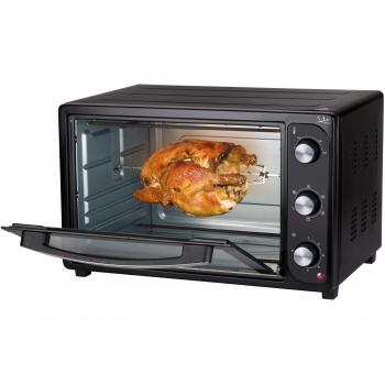 Jata HN945 45 litros con 4 Funciones: rotisserie, Horno, Grill y convección, 2000 W, Negro