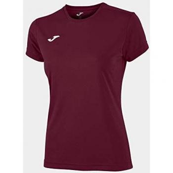 Joma Combi Camisetas Señora, Niñas, Burdeos, XS