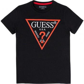 Camiseta con logotipo de triángulo bordado