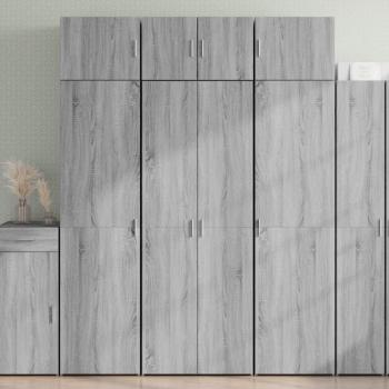 Armario alto Sonoma gris 70x42,5x185 cm madera multicapa