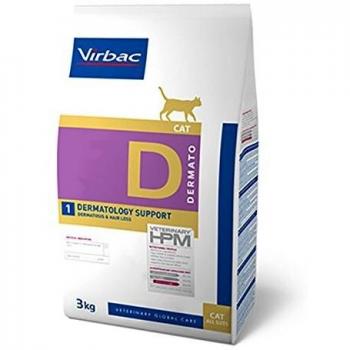 Veterinary Hpm Virbac Hpm Gato D1 Dermatology Support 3Kg Virbac 01026 3000 g