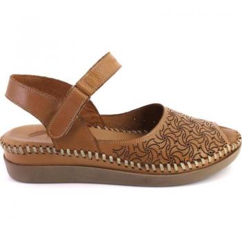 Sandalias de mujer TREINTAS L1017 cuero piel