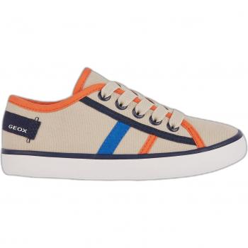 Zapatillas Deportivas Geox Gisli Beige-Naranja para Niña y Niño