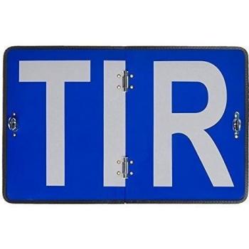 Señal de advertencia trasera de aluminio TIR