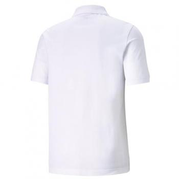 Puma Essential Pique Polo Shirt - White - Men's Medium