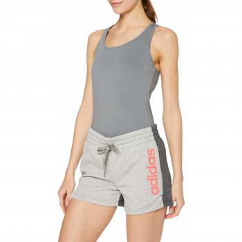 adidas W E Lin Short Pantalón Corto, Mujer, brgrin/rospri, S
