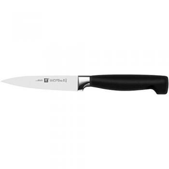 Zwilling Four Star - Cuchillo puntilla con Hoja forjada de una única Pieza Sigmaforge, Hoja endurecida al frío Friodur, 100 milímetros, Acero Inoxidable