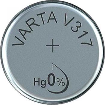 Varta V317 - Pila Oxido de Plata, Plateada