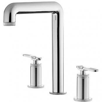Batería de Lavabo Alto Galindo 7979500 Bimando con Pulsador Lever en Cromo
