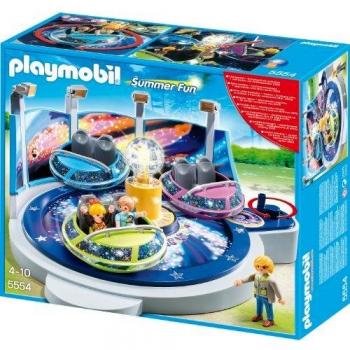 PLAYMOBIL Parque de Atracciones - Atracción de Naves giratorias con Luces, playset