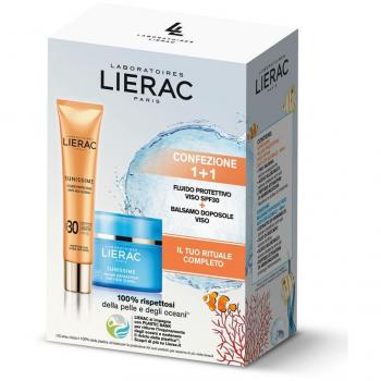 LIERAC SUNIS VISO SPF30 Protector solar facial + Bálsamo After Sun facial 2 unidades