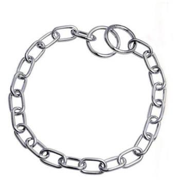 Collar de Ahogo de Eslabón Corto de Acero Cromado Chadog