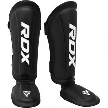 RDX King Molded Shin Guards - Black, Extra Large