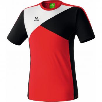 erima Premium One T-Shirt - Prenda, Color Rojo/Negro/Blanco, Talla 8 años