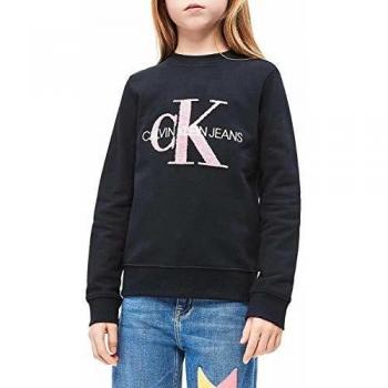 Calvin Klein Sudadera Terry Negro Niña 6 Negro