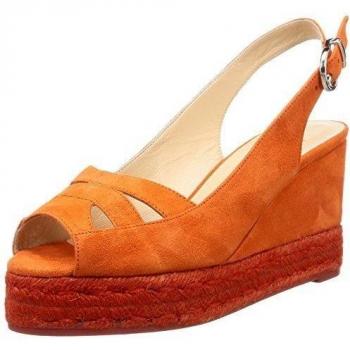 Castañer Loretta - Alpargatas para mujer, color 74 orange  , talla 40