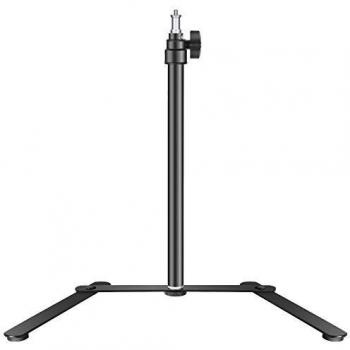 Neewer Mesa Base de Soporte de Luz para Panel LED y Anillo de Luz, Soporte Brazo Ajustable para Maquillaje, Selfie, Live Show, Retrato, Fotografía de YouTube Disparo de Video, Aleación Aluminio
