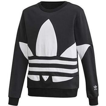 adidas Bg Trefoil Crew Sweatshirt, Niños, Black/White, 1011