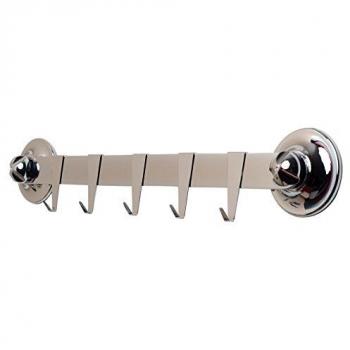 Jocca 1362 Colgador con 5 Ganchos, Gris, 40.00x2.00x3.00 cm