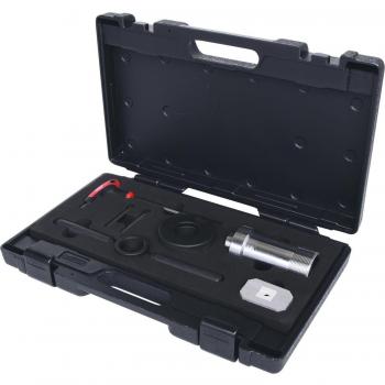 Juego de herramientas de montaje para amortiguadores con resorte de tope, 7 piezas, KS Tools 150.9545