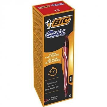 BIC Gel-ocity Quick Dry Bolígrafos Tinta en Gel Punta Media