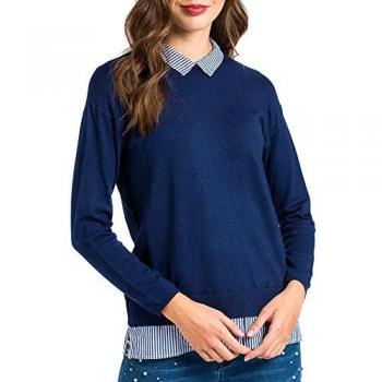 Naf Naf Jersey Nalu De Mujer XL Azul