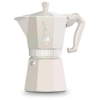 Cafetera Italiana Bialetti Moka Exclusive 6 Tazas Crema Aluminio