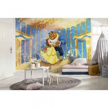 Fototapete Disney La Bella y la Bestia 368x254 cm con pegamento incluido