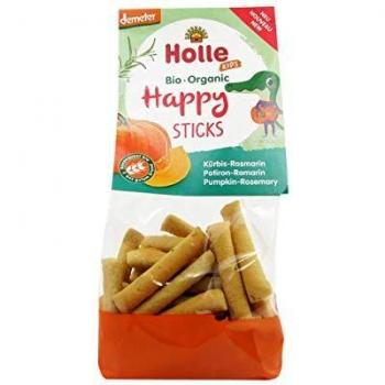 Holle Bio-Happy Sticks Pumpkin & Rosemary Organic Wheat Snack 100g
