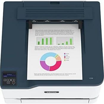 XEROX C230 - Impresora de Color, Color Gris y Negro
