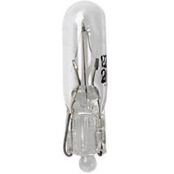 ZÃ³calo Bombilla de Cristal 12V 2W T5 W2x4,6d / 10x Unidades 58093