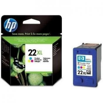 HP Cartucho de impresión para inyección de tinta tricolor HP 22XL 22 Inkjet Print Cartridges, de 15 a 35° C, 113 x 36 x 115 mm, 113 x 36 x 115 mm