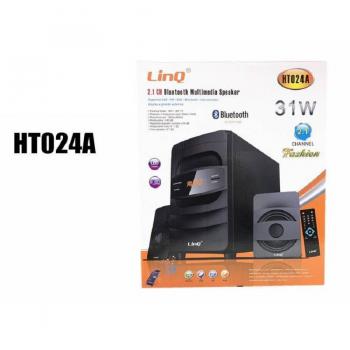 Sistema de Cine en Casa 2.1 Altavoz Bluetooth 31W Multimedia con Control Remoto HT024A
